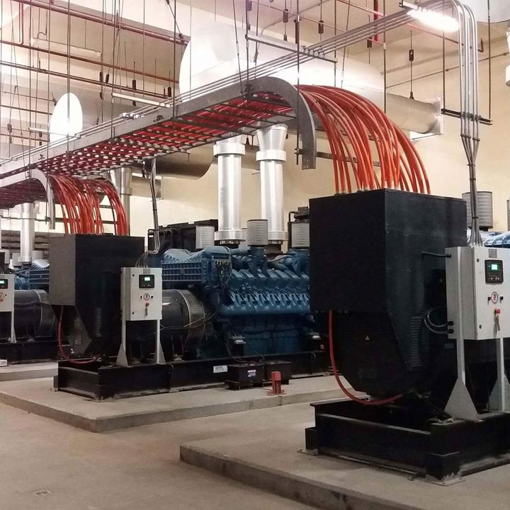 Gas generator sets for combined heat and power